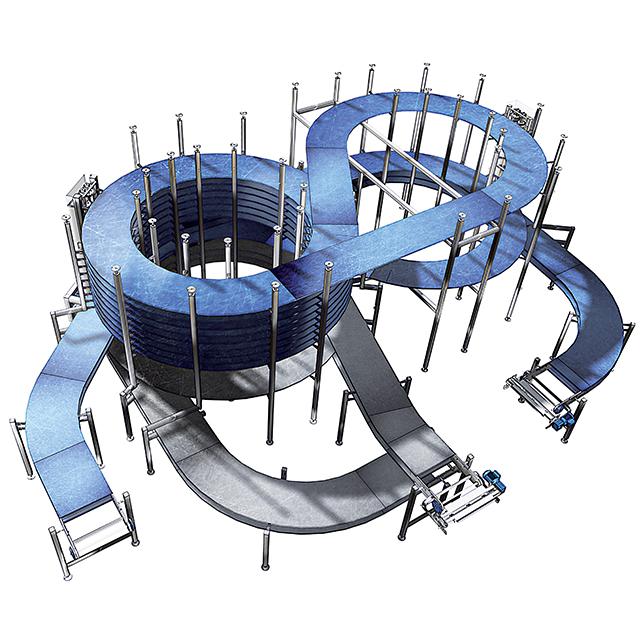 Forme ronde double bande Entrée et sortie basses